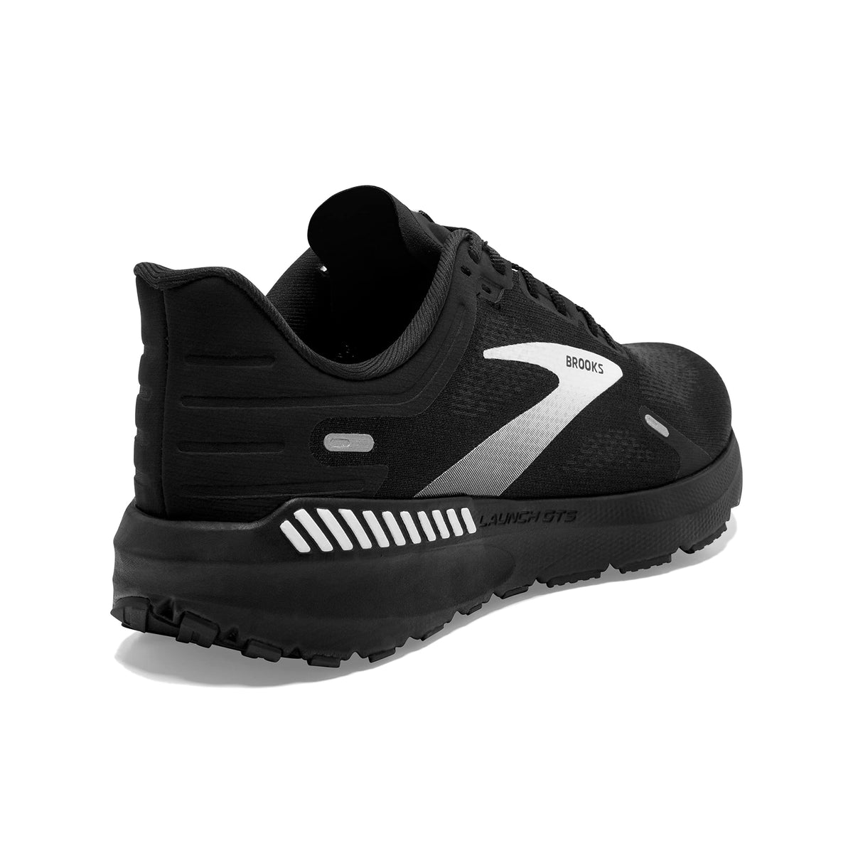 Brooks Men’s Launch GTS 9 Supportive Running Shoe - Black/White - 9.5 Wide