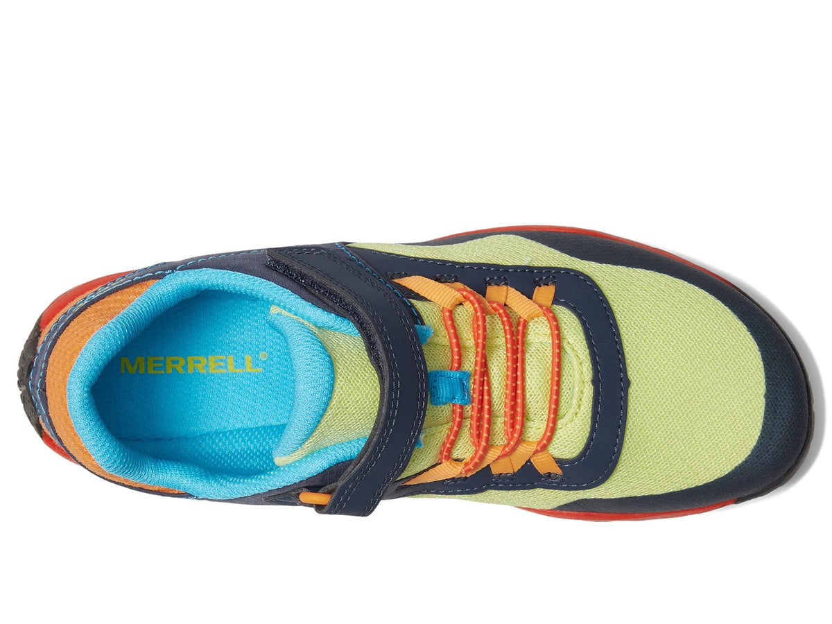Merrell Trail Glove 7 A/C (Toddler/Little Big Kid) Hiking Shoe, Navy Multi, 3 US Unisex