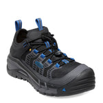 KEEN Utility Men's Birmingham Low Height Composite Toe Athletic Work Sneakers, Magnet/Bright Cobalt, 11.5 Wide