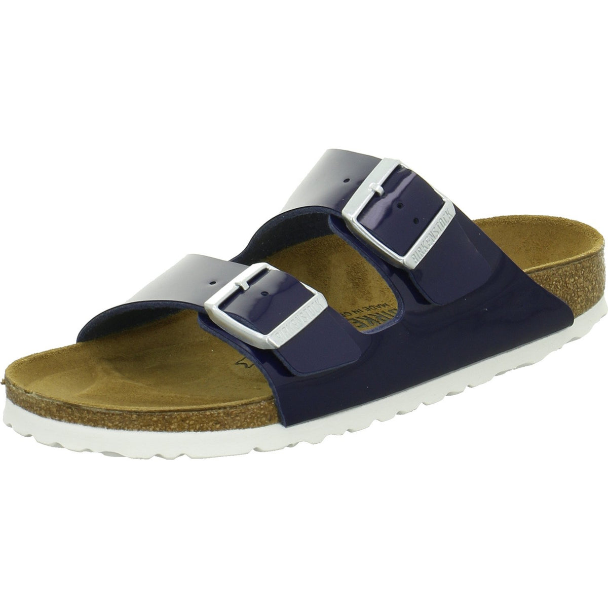 Birkenstock Women's Bout Ouvert Open, Blau Dress Blue Lack, 6.5 Narrow