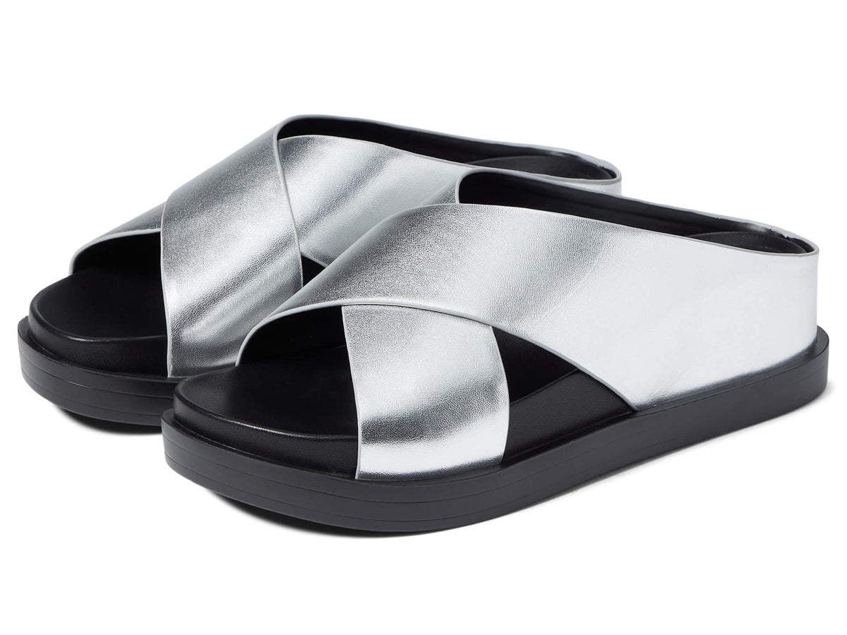 Aerosoles womens Brianna 11 Silver Metallic