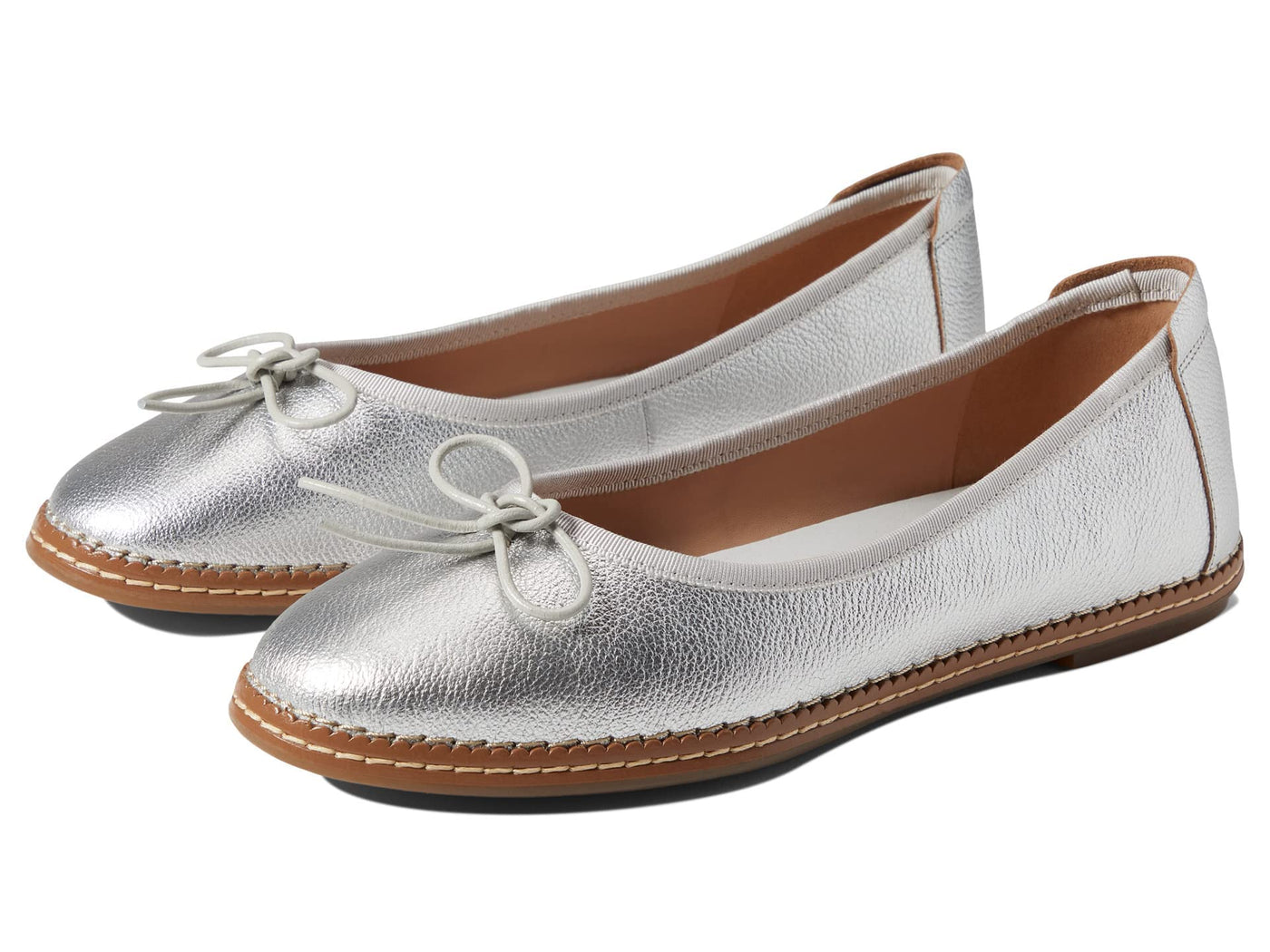 Cole Haan Cloudfeel All Day Ballet Silver 8.5 B (M)