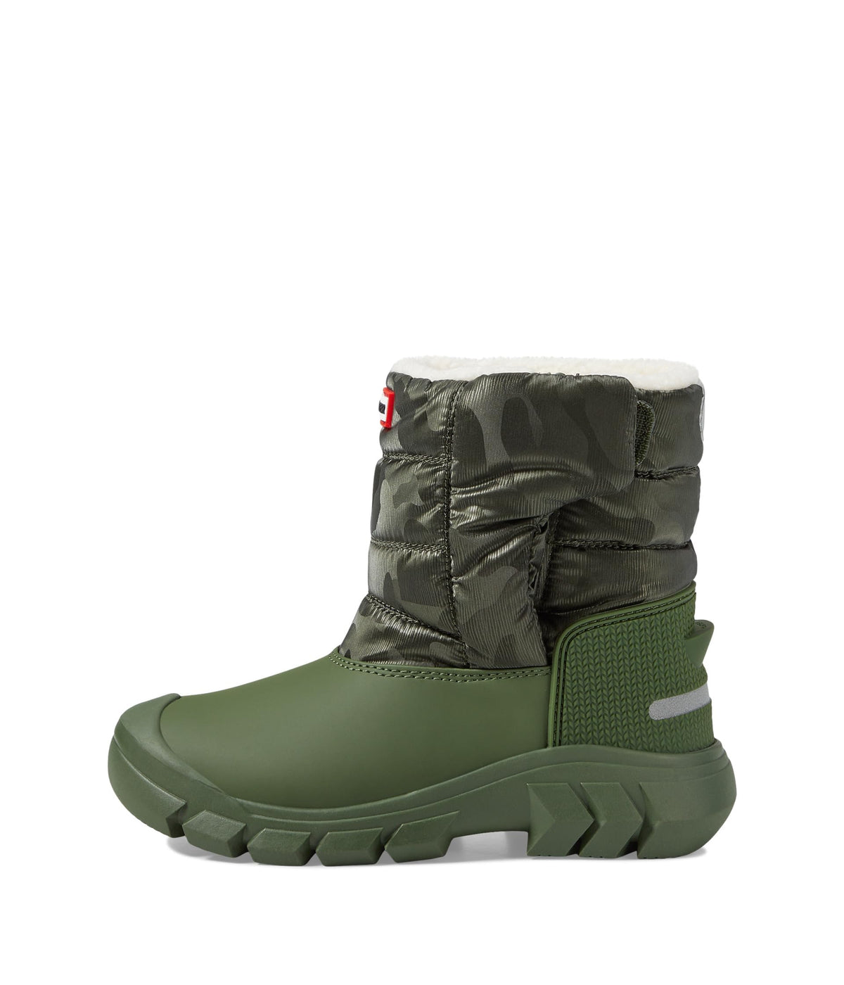 Hunter Intrepid Reflective Camo Snow Boot (Little Kid/Big Kid) Flexing Green 13 Little Kid M
