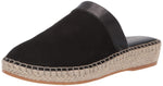 Cole Haan Cloudfeel Espadrille Slide Black Nubuck/Black Leather/Natural Jute/Gum 5