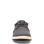 Florsheim Men's, Crossover Lace Slip-On Sneaker 11 Black Canvas