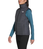The North Face Women's Mossbud Insulated Reversible Vest, Vanadis Grey/TNF Black, M