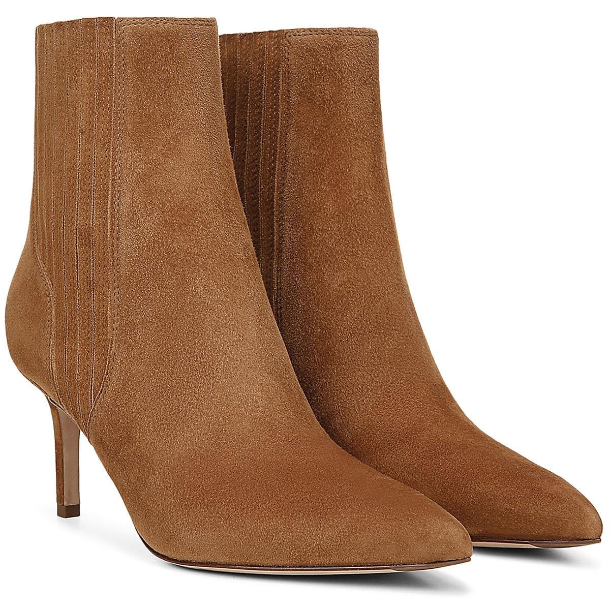 Veronica Beard Women's Lisa Boots 70mm, Hazelwood, Tan, 7 Medium US