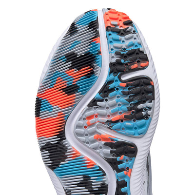Reebok womens Hiit Cross Trainer, Cold Grey/Orange Flare/Radiant Aqua, 5.5 US