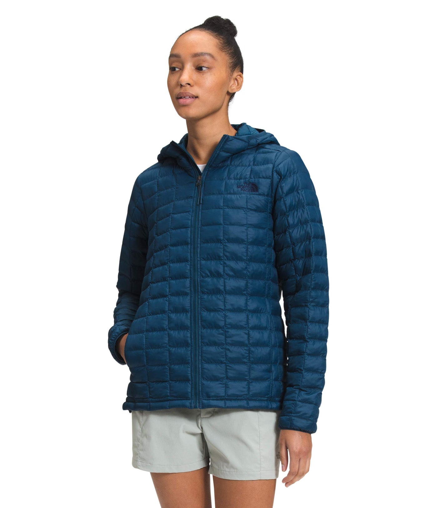 THE NORTH FACE Women's ThermoBall™ Eco Hoodie, Monterey Blue Matte, S