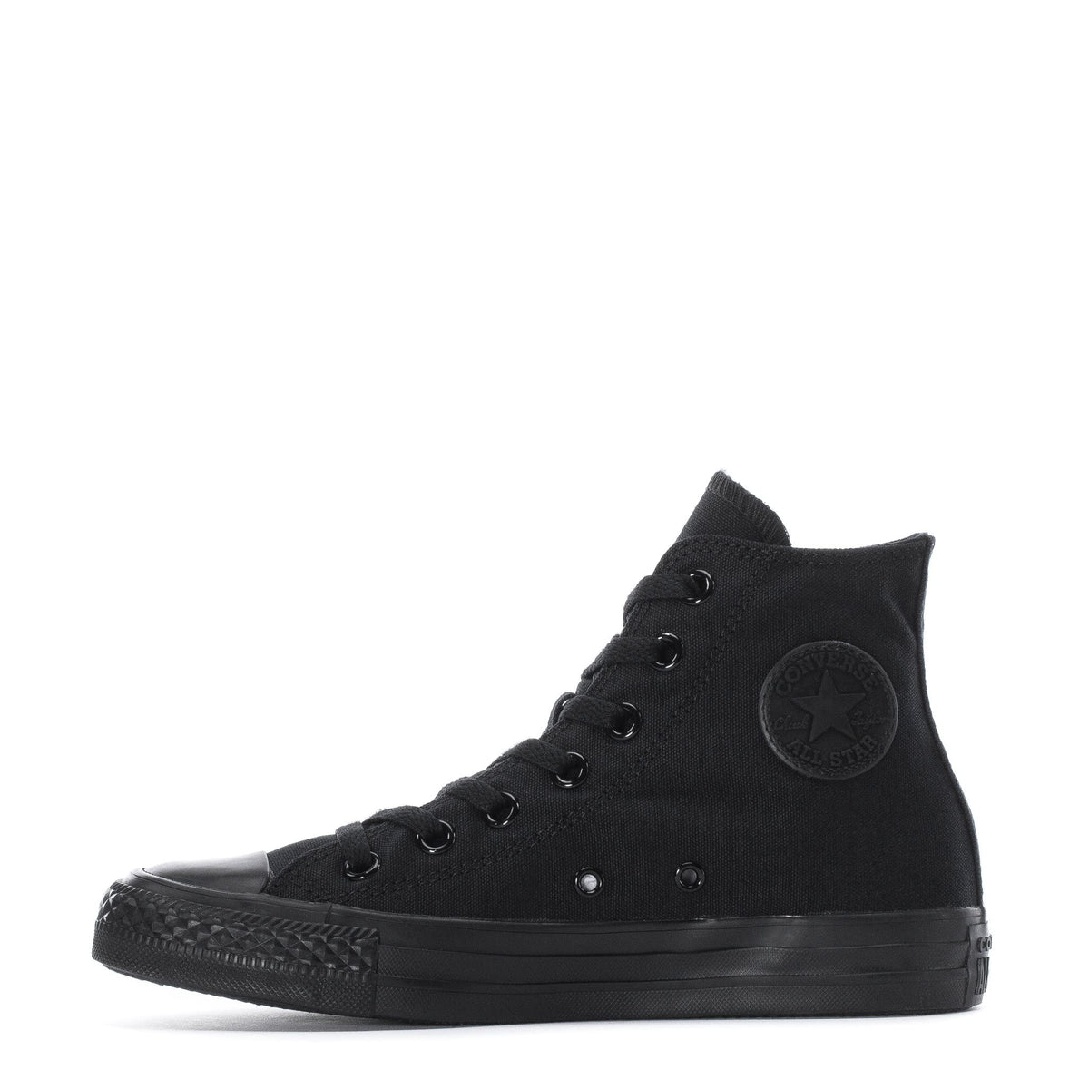 Converse Chuck Taylor All HI TOP Star/Black Monochrome/Size Run AS1/Sz-3.5