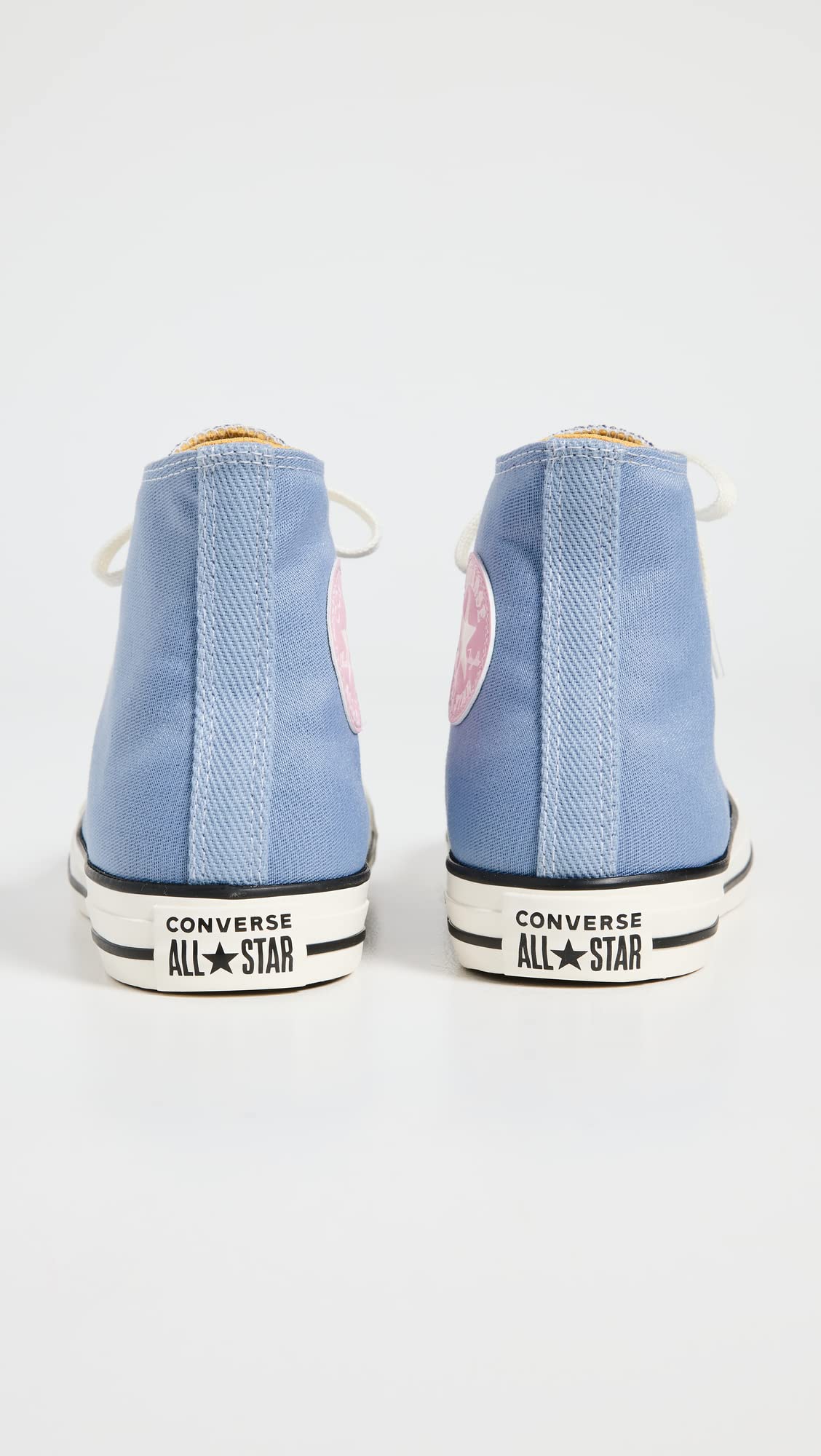 Converse Women's Chuck Taylor All Star Denim Fashion Sneakers, Ocean Retreat/Navy/Sunrise, Blue, 8.5 Medium US