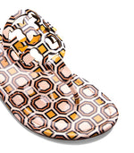 Tory Burch Miller Printed Patent Leather Thong Sandal (10) Ballet Pink