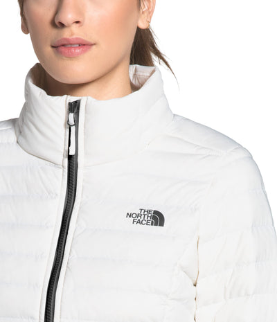 THE NORTH FACE Women's Stretch Down Jacket, TNF White, Small