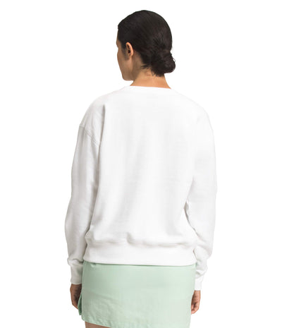 THE NORTH FACE Parks Slightly Cropped Crew TNF White XS