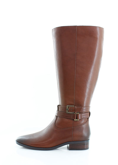 Naturalizer Reid Wide Shaft Cinnamon Leather 9.5 M (B)
