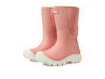 Hunter Girl's Neoprene Hybrid Boot (Toddler/Little Kid) Rough Pink/White Willow 12 Little Kid M