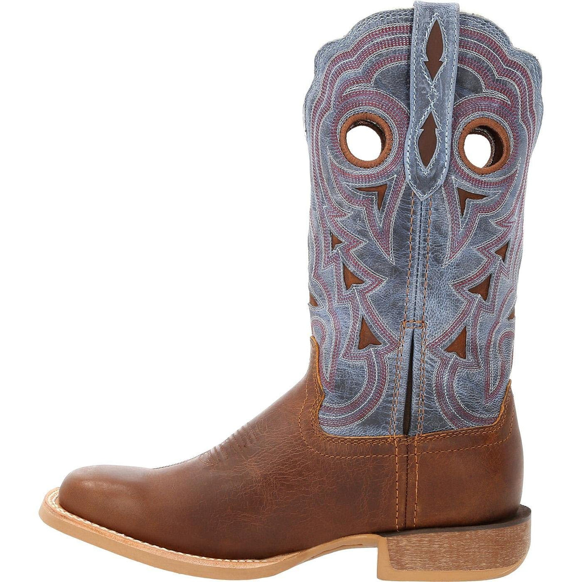 Durango® Lady Rebel Pro™ Women's Golden Brown & Periwinkle Western Boot, Golden Brown And Periwinkle, Size 9.5(M)