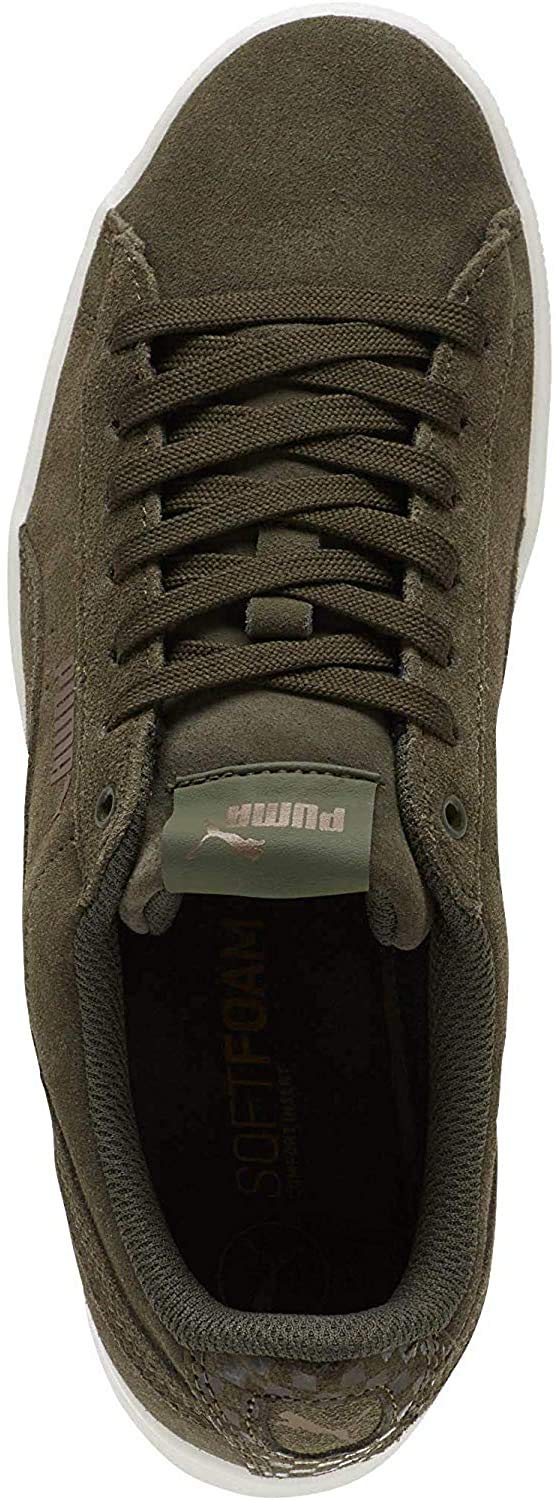 PUMA Womens Vikky Sneaker (8.5 M US, Forest Night/Metallic Bronze)