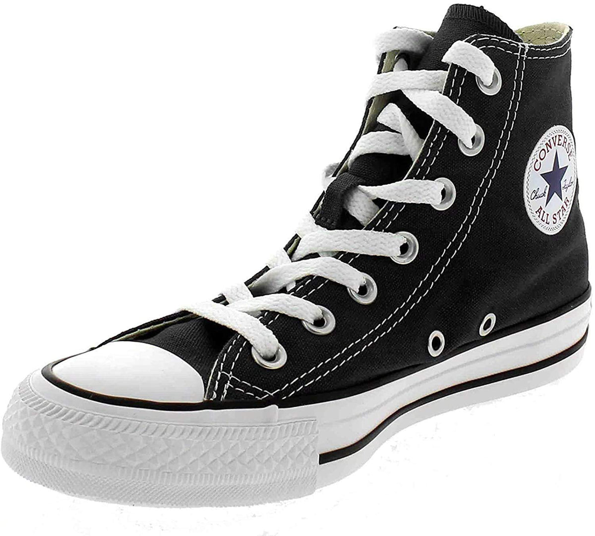 Converse Boy's Chuck Taylor All Star Core Hi (Little Kid) Sneaker, Black, 1