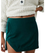 Free People Annalise Velvet Mini Deep Teal 2