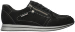 Mephisto Women's Leenie Sneaker, Black Bucksoft, 8