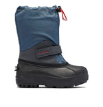 Columbia Youth Unisex Powderbug Forty, Petrol Blue/Mountain Red, 6