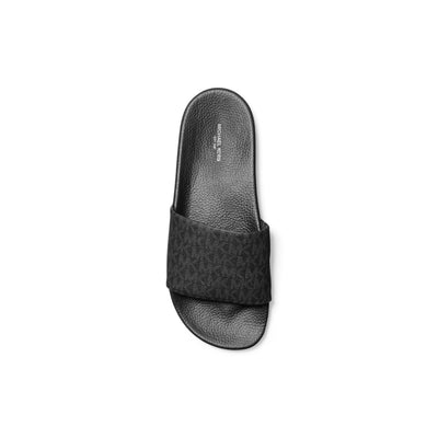 Michael Kors Jake Slides for Men – Ideal for Leisure and Walking - Synthetic Construction – Open Toe Black 12 M