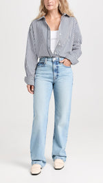 FRAME Women's Petite Le Pixie Jane Jeans, Weston, Blue, 27