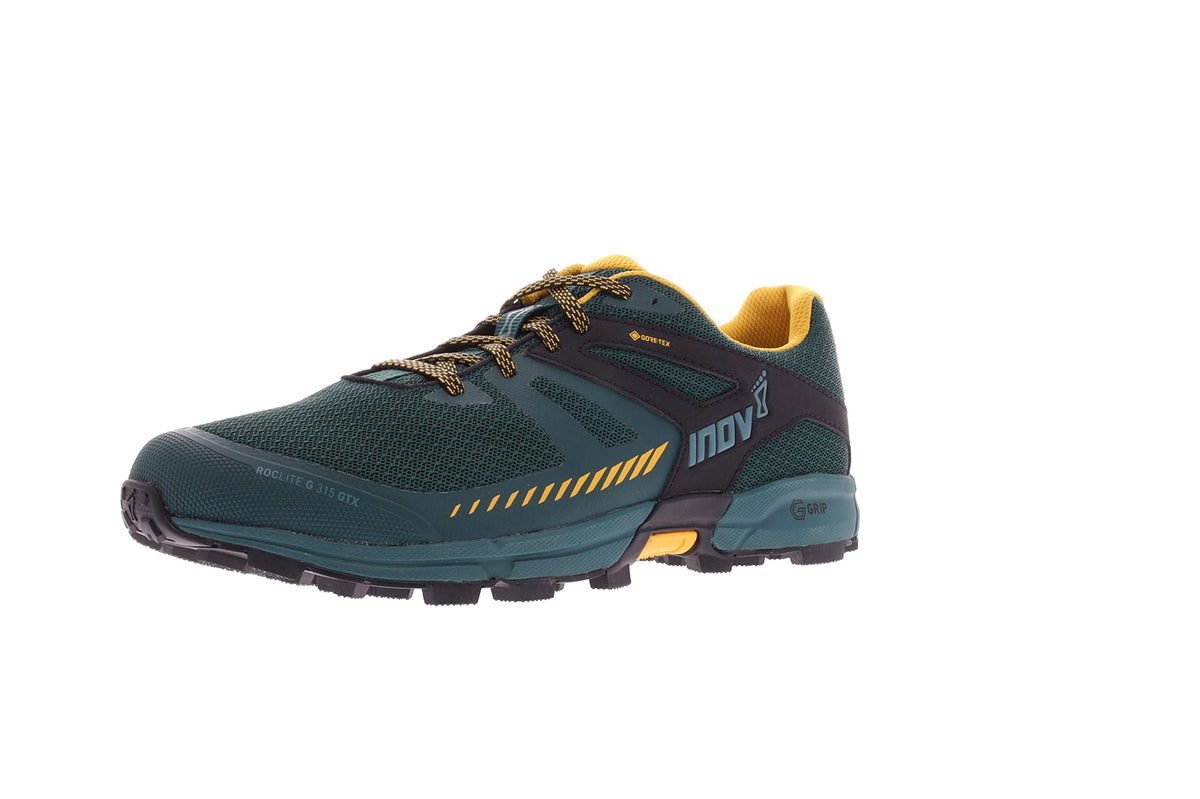 Inov-8 Men's Roclite G 315 GTX V2 Sneaker, Pine/Nectar, 14