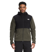 The North Face Men's TKA Glacier Full Zip Hoodie, New Taupe Green/TNF Black, L