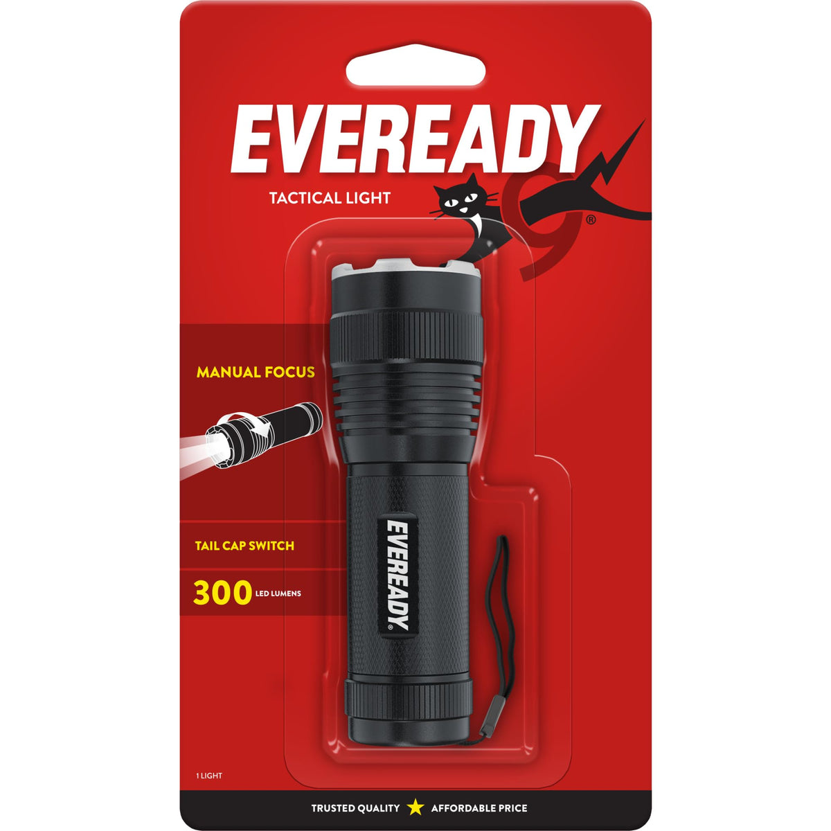 EVEREADY Energi LED Tactical Light (2 Lights w/ Lanyard)