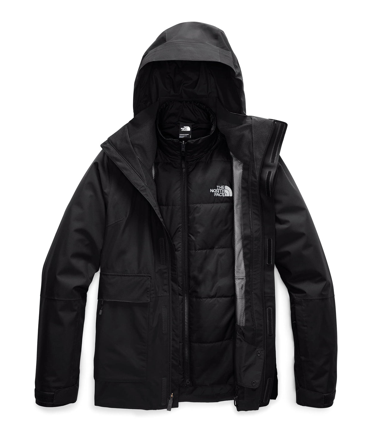 THE NORTH FACE Women's Garner Triclimate Insulated Ski Jacket, TNF Black/TNF Black, Small