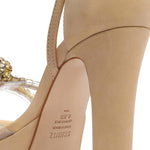 SCHUTZ Jayda Platform Light Nude/Transparente 7 M