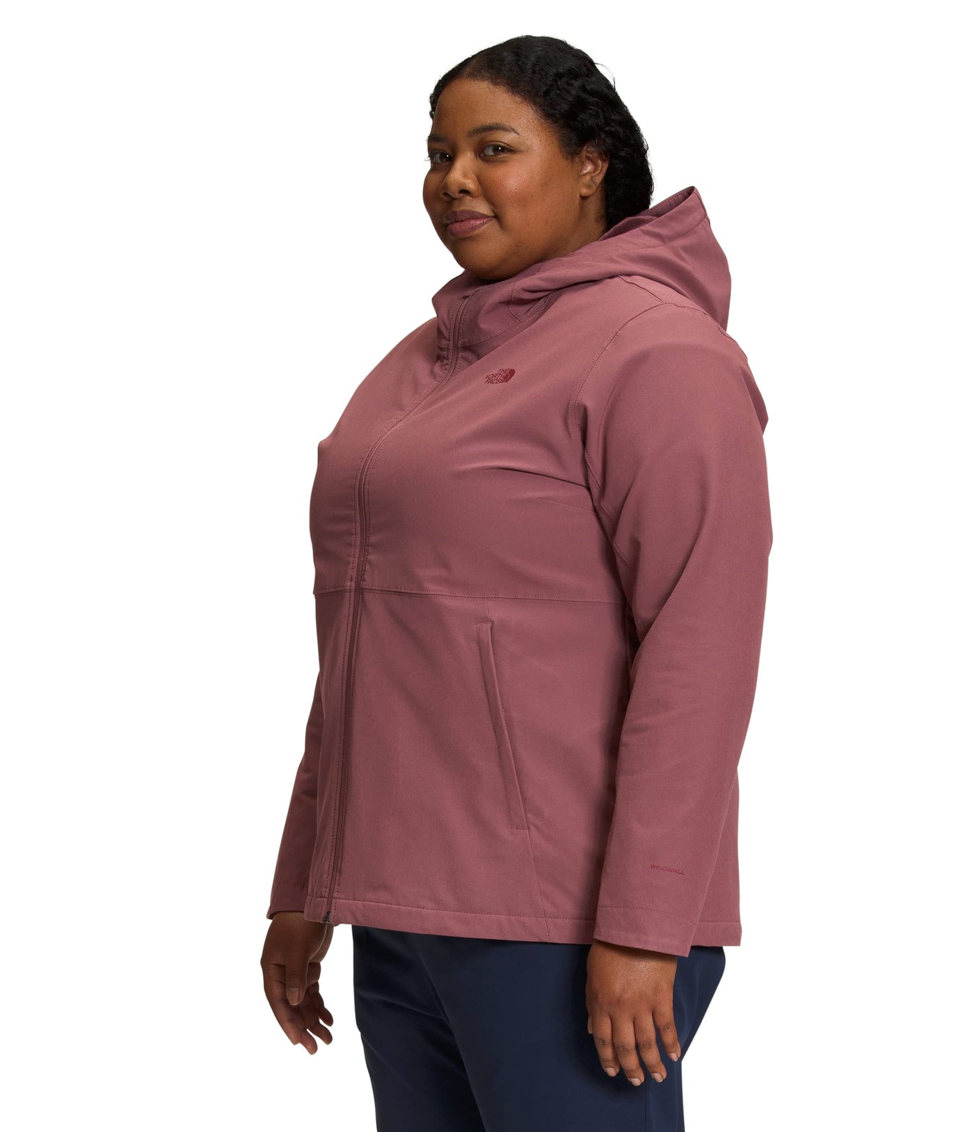 THE NORTH FACE Women's Shelbe Raschel Hoodie (Standard and Plus Size), Wild Ginger, 3X