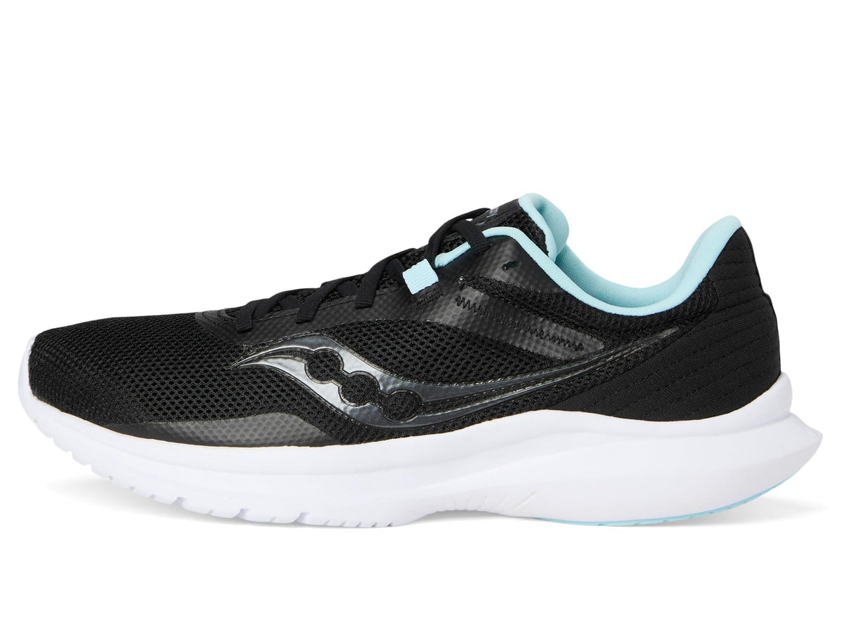 Saucony Women's Convergence Sneaker, Black/Aqua, 10.5