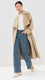 Joe's Jeans Women's The Elizabeth Trench Coat, Biscotti