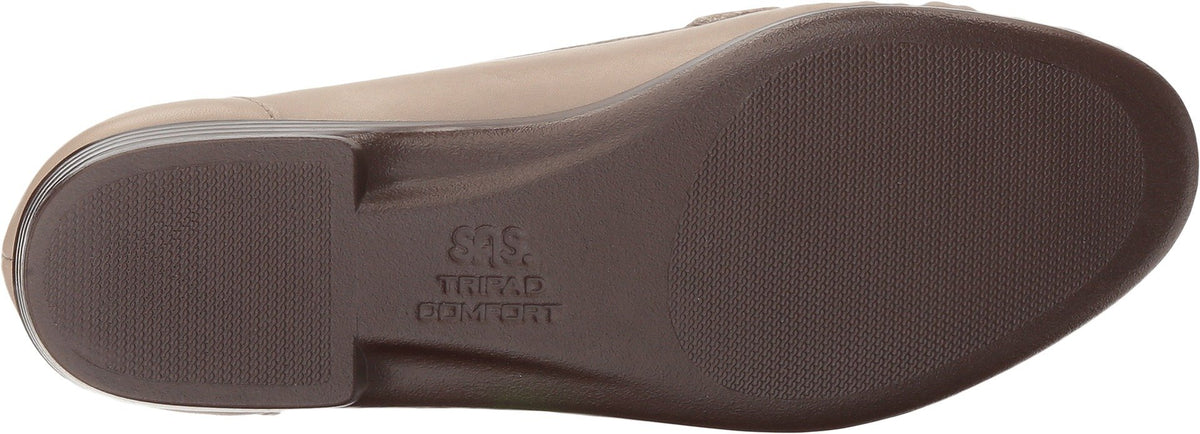 SAS Women's Metro Loafer, Taupe/Linen Web, 7.5