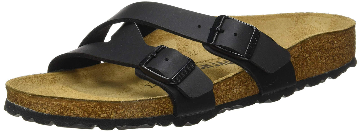 Birkenstock Women's Yao Balance BF Black 37 Sandal, Noir, 6