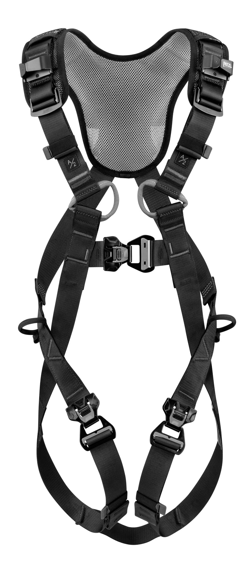 PETZL, NEWTON FAST - Size 1, Black, Quick-donning fall-arrest harness