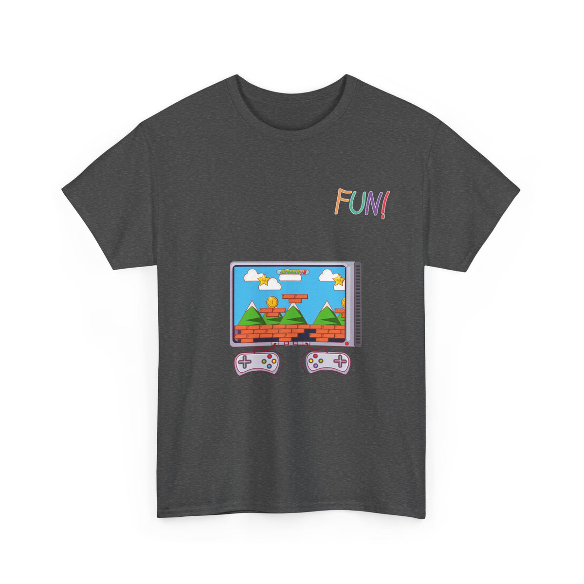 "FUN!!" Retro Gaming T-Shirt
