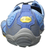 Vibram Girl's V-Run Sneaker, Blue/Blue, 4 us