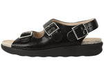 SAS Relaxed Comfort Sandal Black Snake 6.5 M (M) (B)