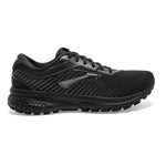 Brooks Womens Ghost 12 Running Shoe - Black/Grey - B - 8.0
