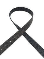 Michael Kors Women's Rectangle Buckle Reversible Black Brown Logo Belt, Extra Large