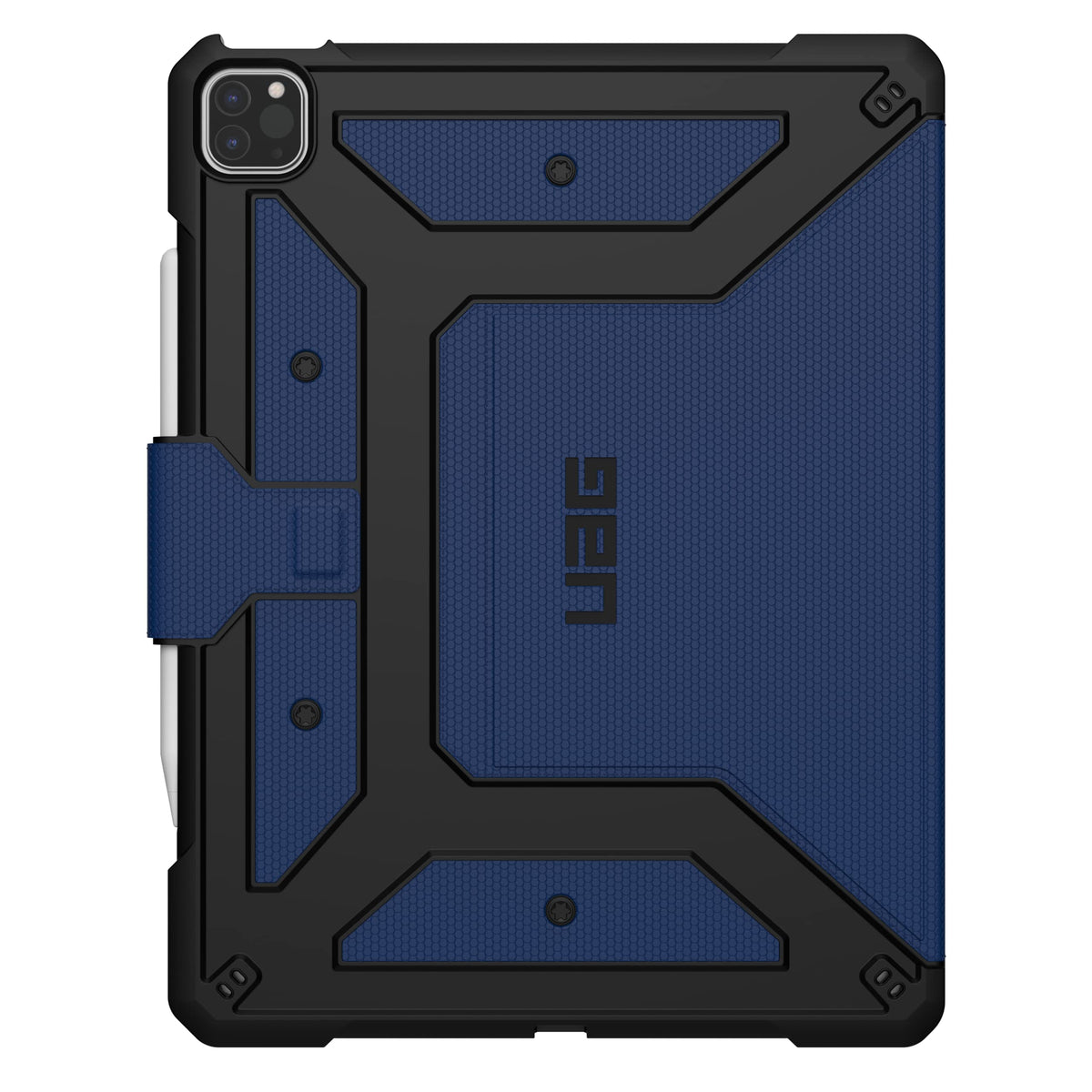 URBAN ARMOR GEAR UAG iPad Pro 12.9" (6th Gen 2022, 5th Gen 2021) Case Blue Cobalt Metropolis Rugged Heavy Duty Protective Cover Multi-Angle Viewing Folio Stand with Pencil Holder