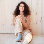 Glerups Wool Boot Leather Outsole 10.5 Women/9 Men Grey