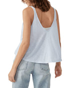 Free People Dani Tank Top for Women - Thin Shoulder Straps with Sleeveless Construction, and Lightweight Slouchy Fit Tank Twinkiling Perry MD (Women's 8-10) One Size