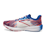 Brooks Men’s Launch 10 Neutral Running Shoe - White/Tango/Surf - 11 Medium