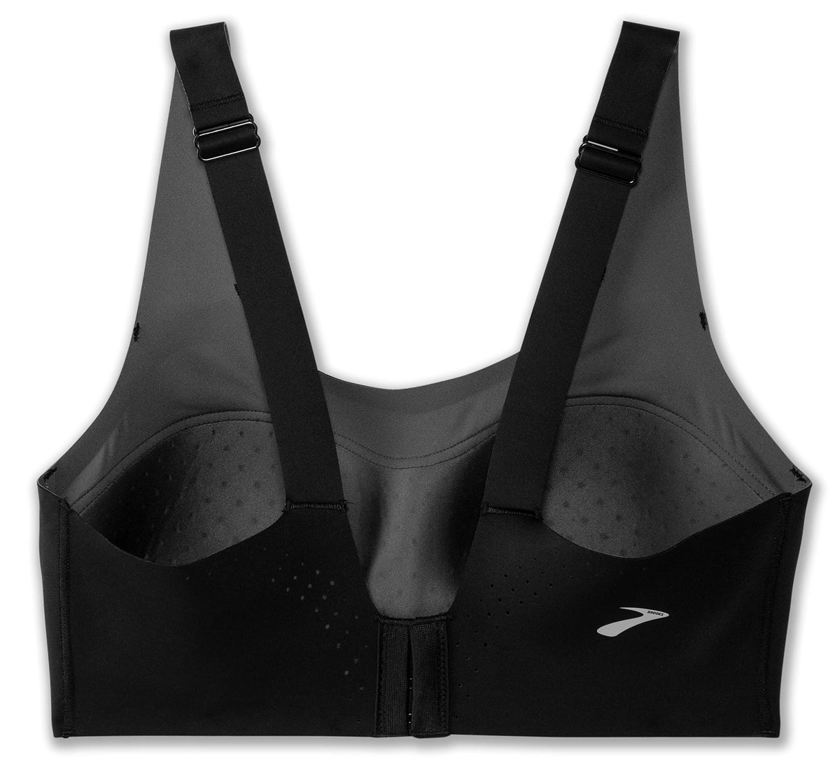 Brooks Dare Scoopback Women’s Run Bra for High Impact Running, Workouts and Sports with Maximum Support - Black - 36DD/E