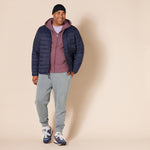 Amazon Essentials Men's Full-Zip Fleece Hoodie (Available in Big & Tall), Purple, Medium